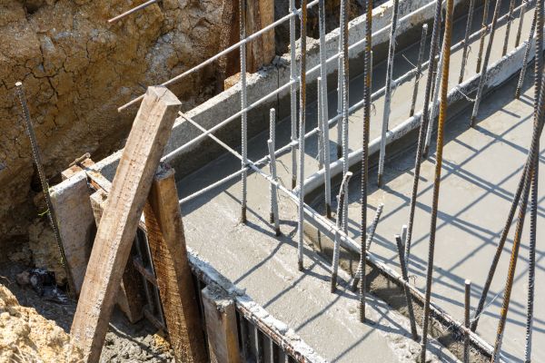 Concrete Footing Pouring in Carlsbad
