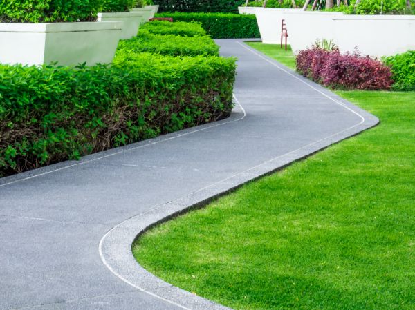 Walkway Curb Installation in Carlsbad