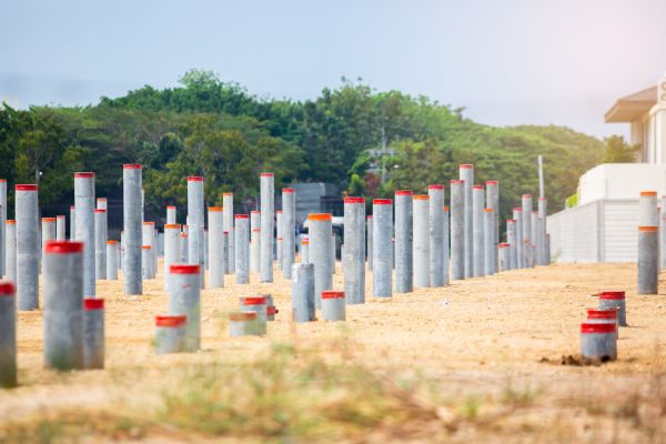 Concrete Pile Installation in Carlsbad