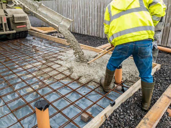 Basement Slab Pouring in Carlsbad