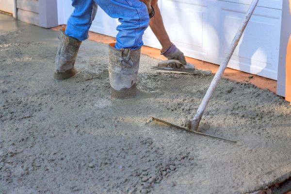 Driveway Slab Construction in Carlsbad